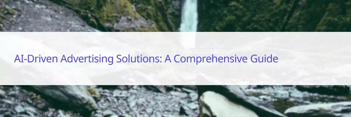 AI-driven advertising solutions